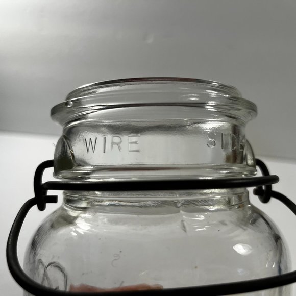 Ball Ideal Jar Glass Lid Wire Bale Clamp Closure Rubber Seal 1 Quart Canning - Picture 9 of 12